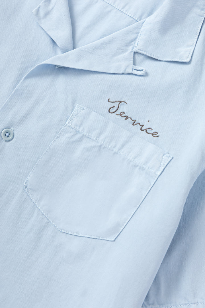 Service Works - Embroidered Resort Shirt - Powder