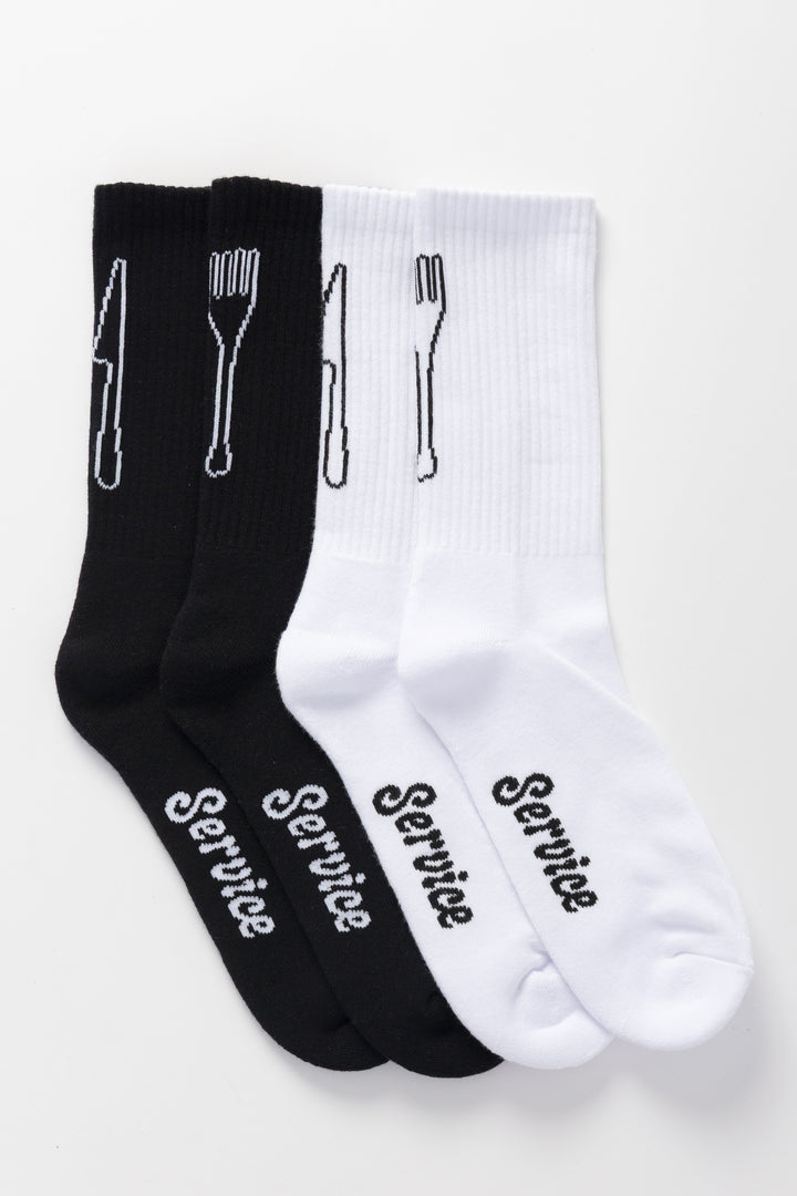 Service Works - Knife & Fork Socks - Gift Pack