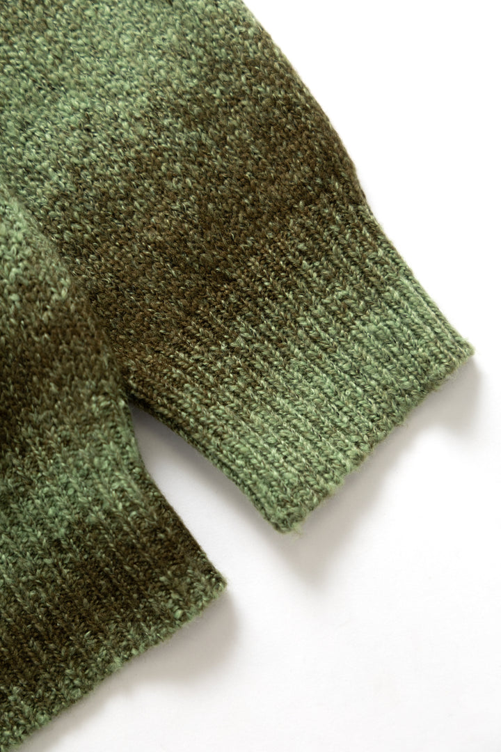 Blacksmith - Static Stripe Sweater - Olive