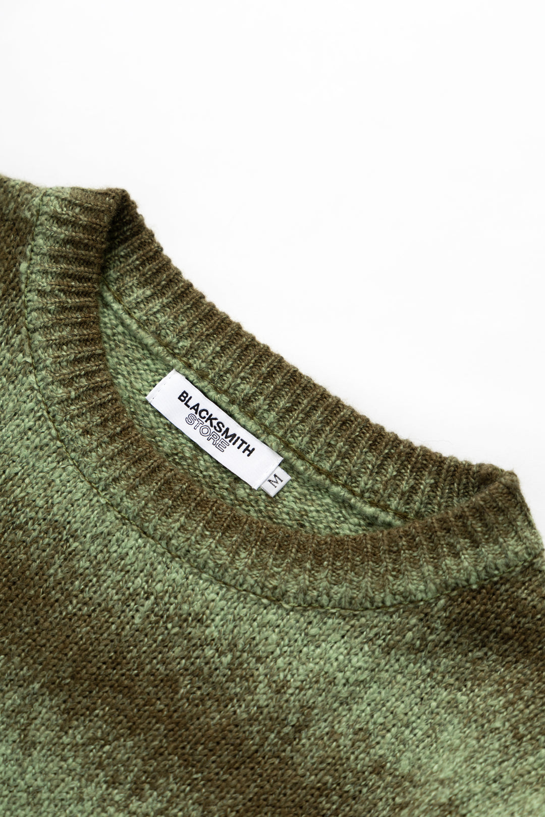 Blacksmith - Static Stripe Sweater - Olive