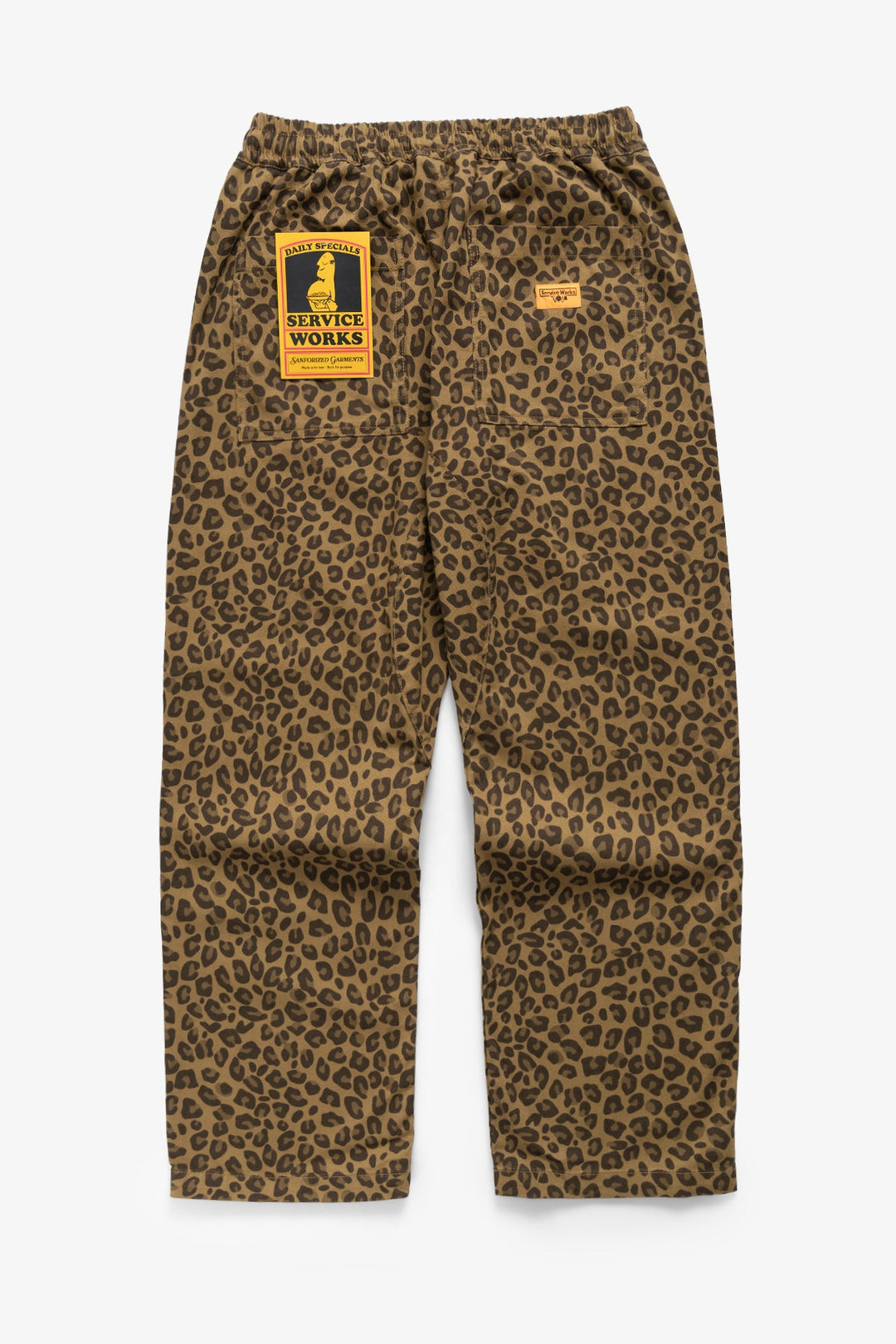 Service Works - Patterned Chef Pants - Leopard