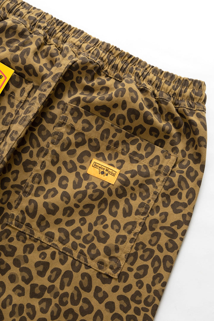 Service Works - Patterned Chef Pants - Leopard