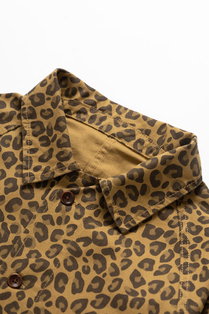 Service Works - Patterned Front Of House Jacket - Leopard