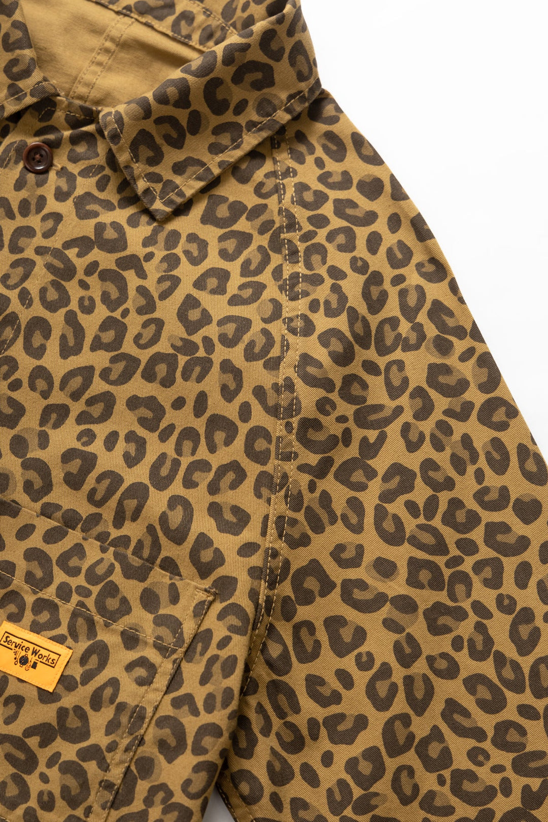 Service Works - Patterned Front Of House Jacket - Leopard