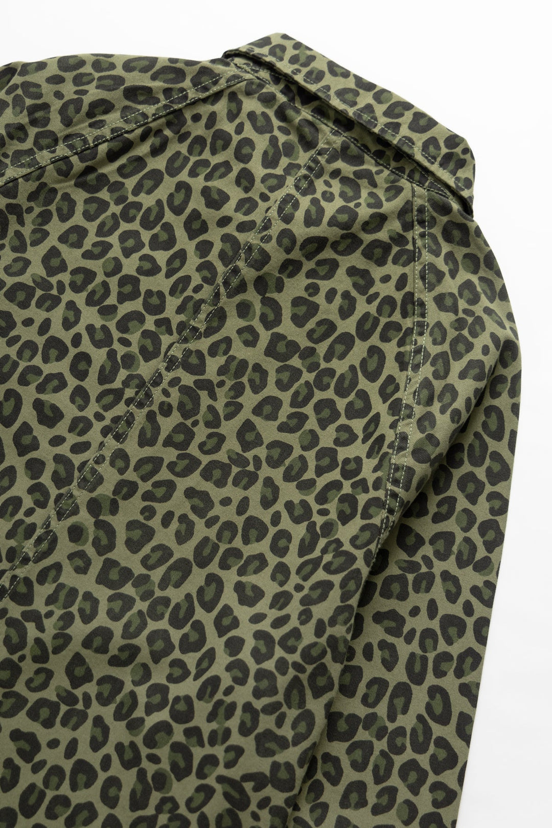 Service Works - Patterned Front Of House Jacket - Green Leopard