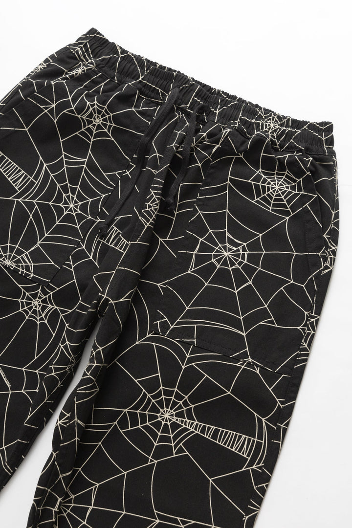 Service Works - Patterned Chef Pants - Black Web