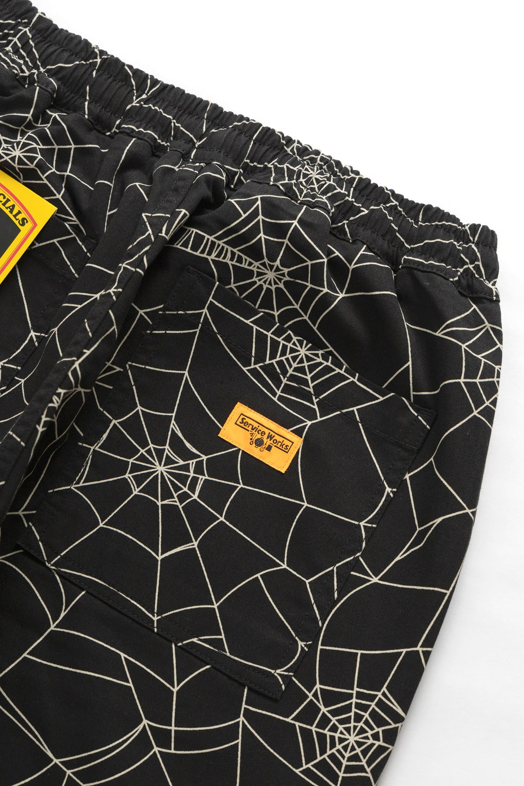 Service Works - Patterned Chef Pants - Black Web