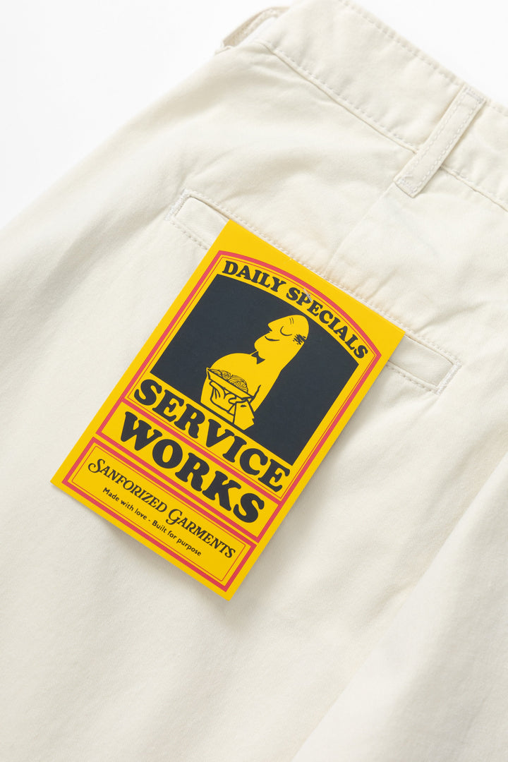 Service Works - Twill Part Timer Pant - Off-White