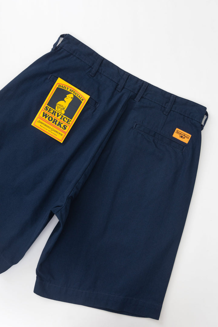 Service Works - Twill Part Timer Shorts - Dark Navy