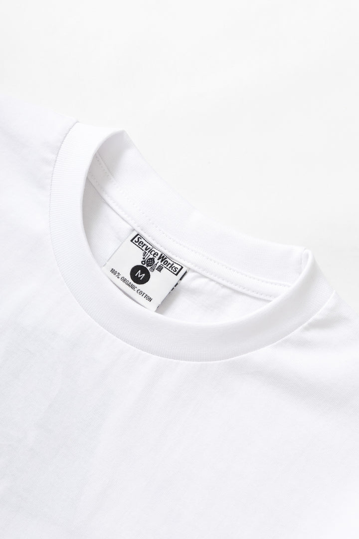 Service Works - Espresso Tee - White