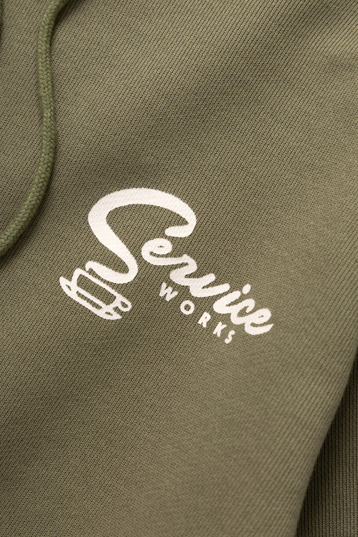 Service Works - Espresso Hoodie - Olive