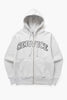 Service Works - Arch Logo Zip Hoodie - Ash