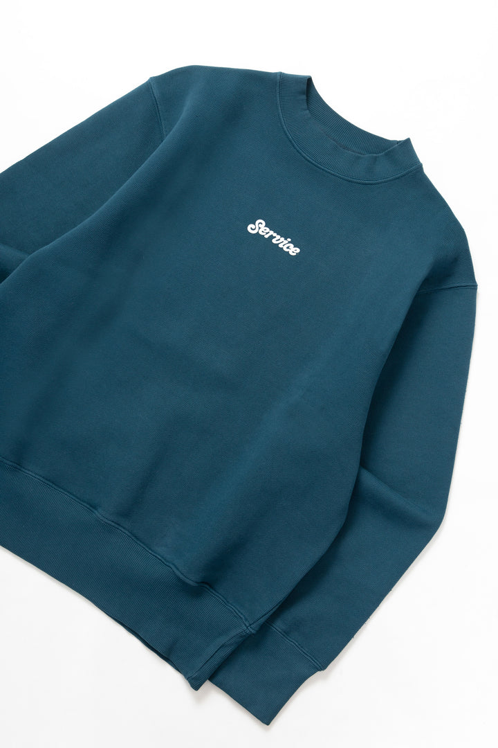 Service Works - Service Logo Crewneck - Ocean