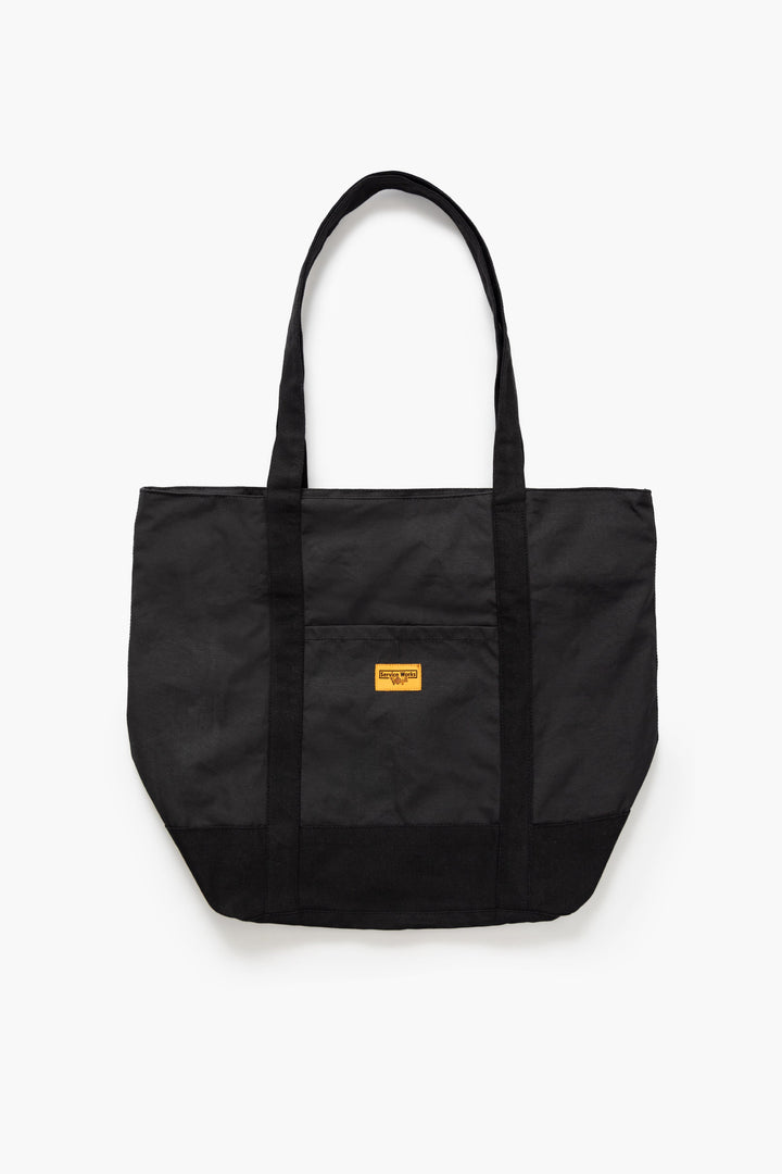 Service Works - Waxed Cotton Tote Bag - Black