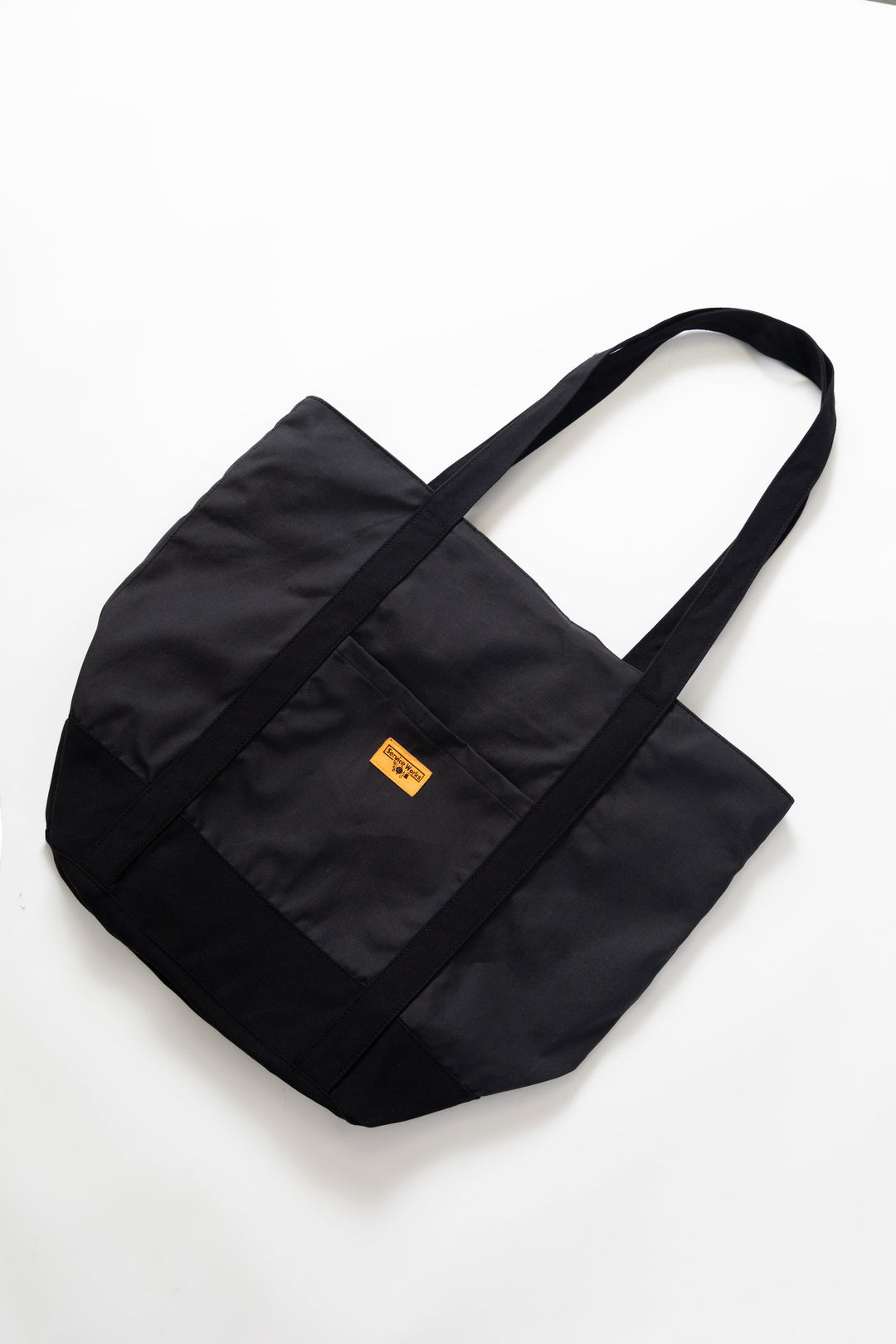 Service Works - Waxed Cotton Tote Bag - Black