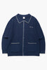 Service Works - Blanket Stitch Cardigan - Navy