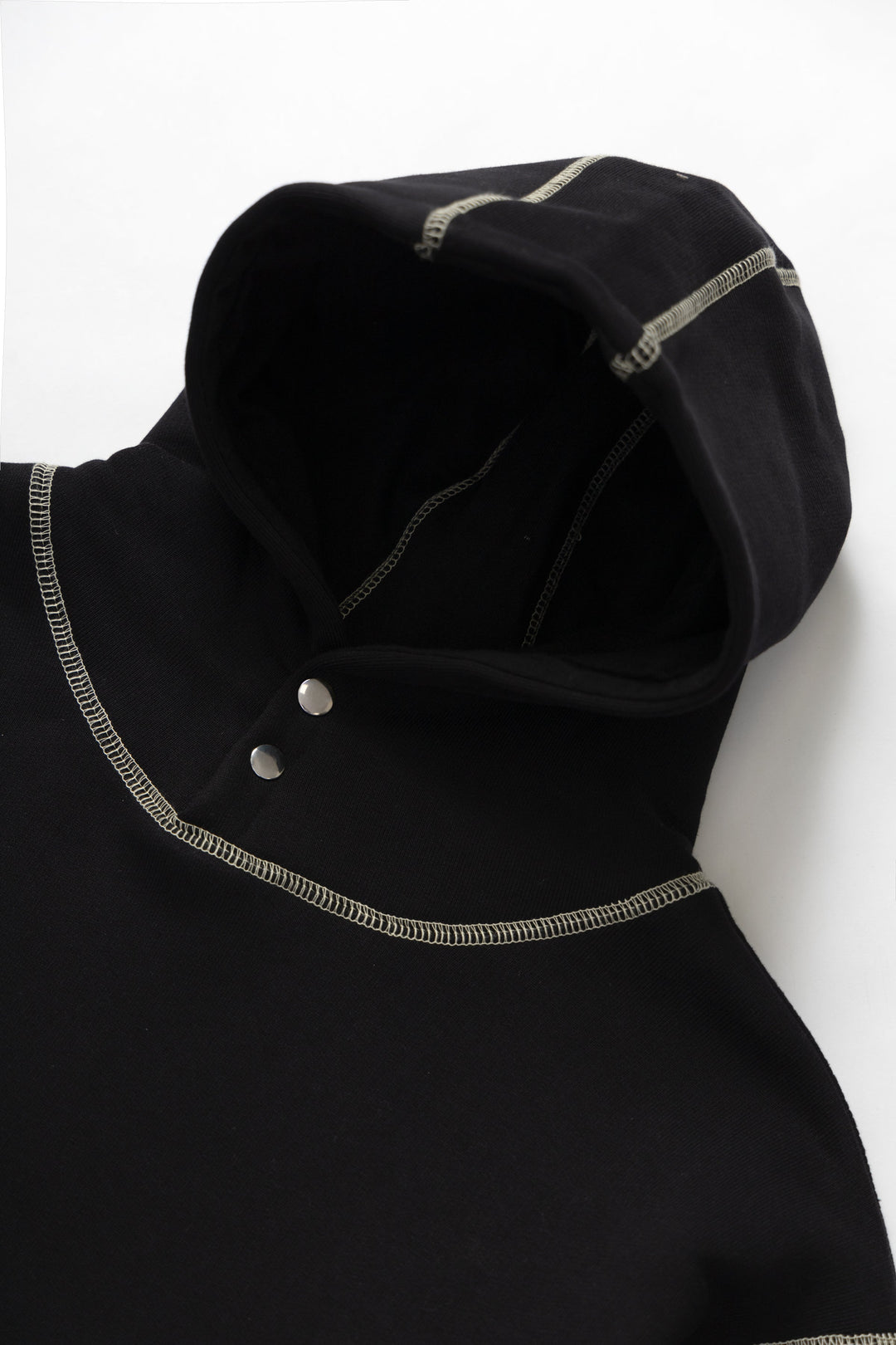 Service Works - Contrast Stitch Hoodie - Black