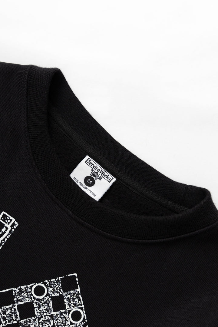 Service Works - Frequent Flyer Crewneck - Black