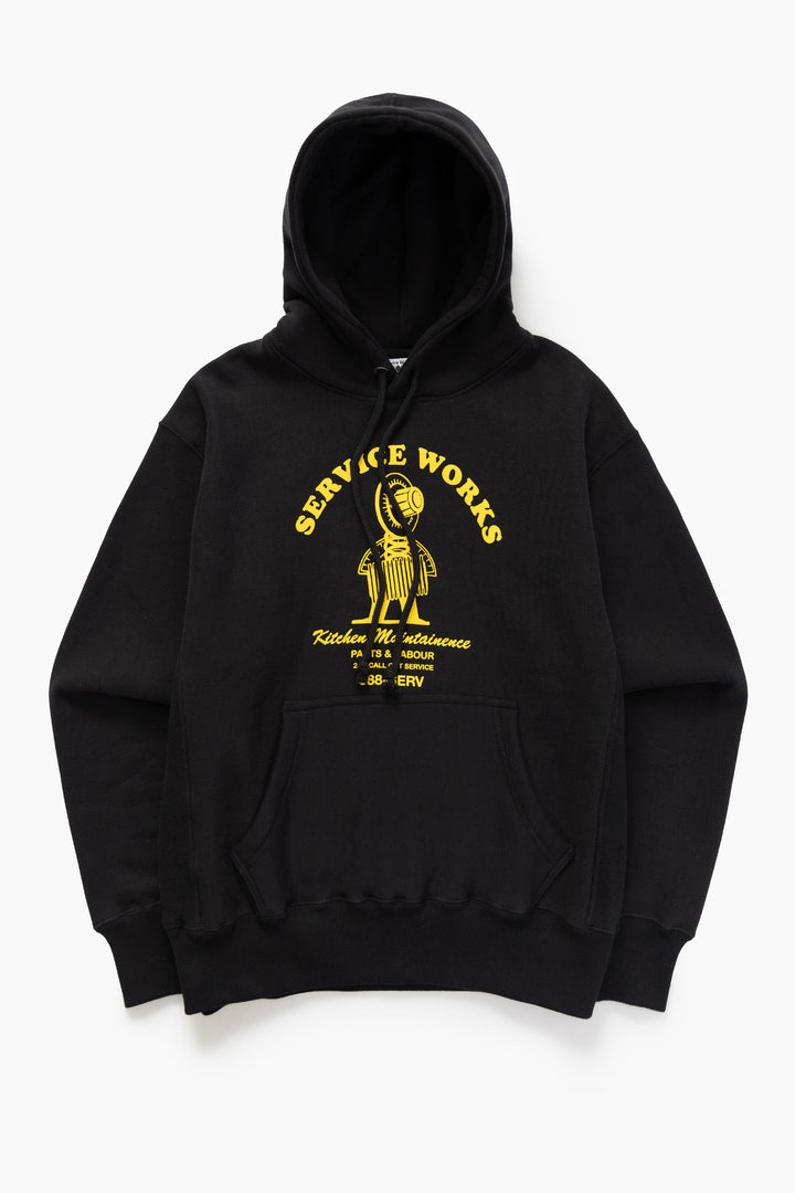 Service Works - Maintainence Hoodie - Black