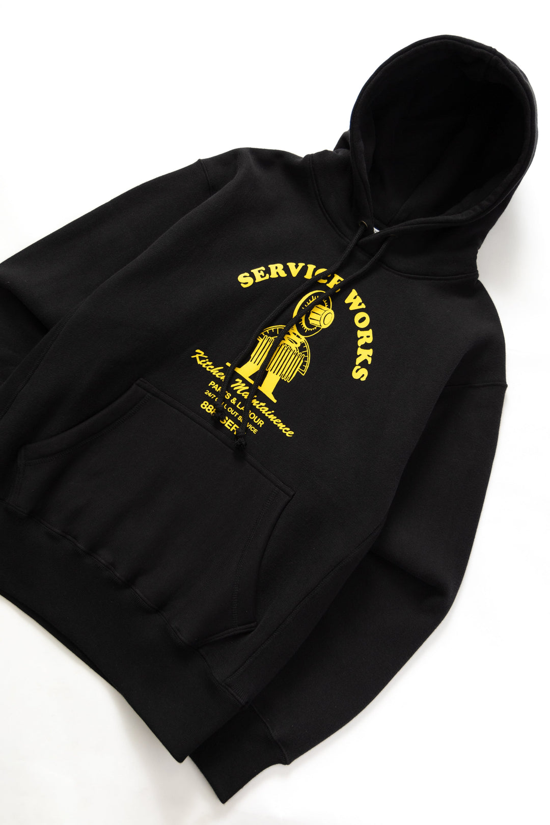 Service Works - Maintainence Hoodie - Black
