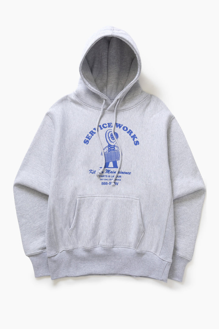 Service Works - Maintainence Hoodie - Heather Grey