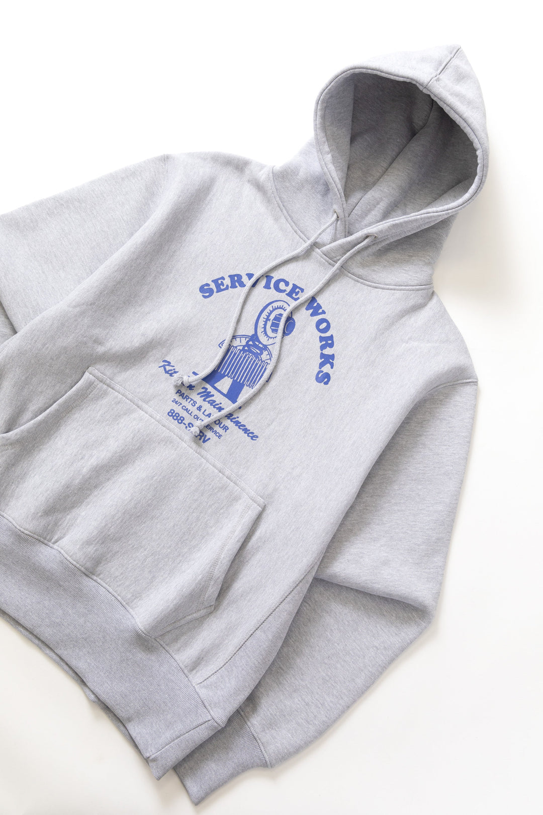 Service Works - Maintainence Hoodie - Heather Grey