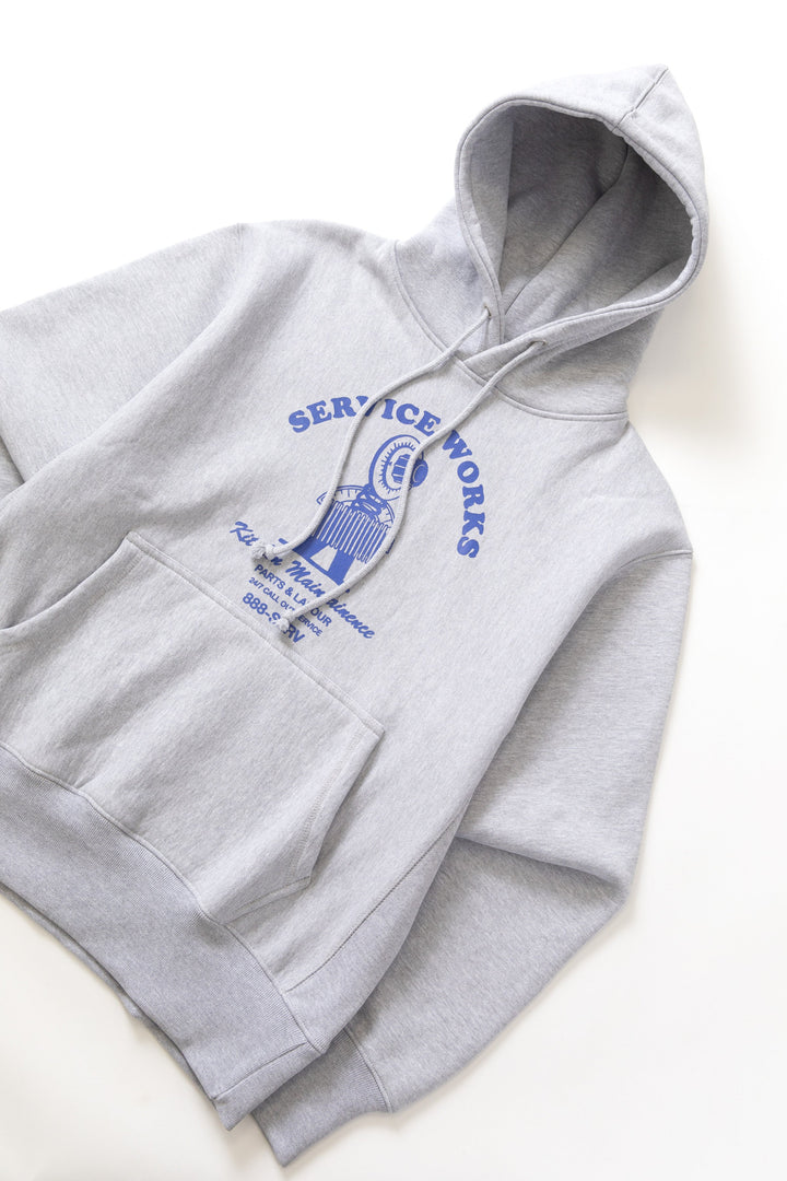Service Works - Maintainence Hoodie - Heather Grey