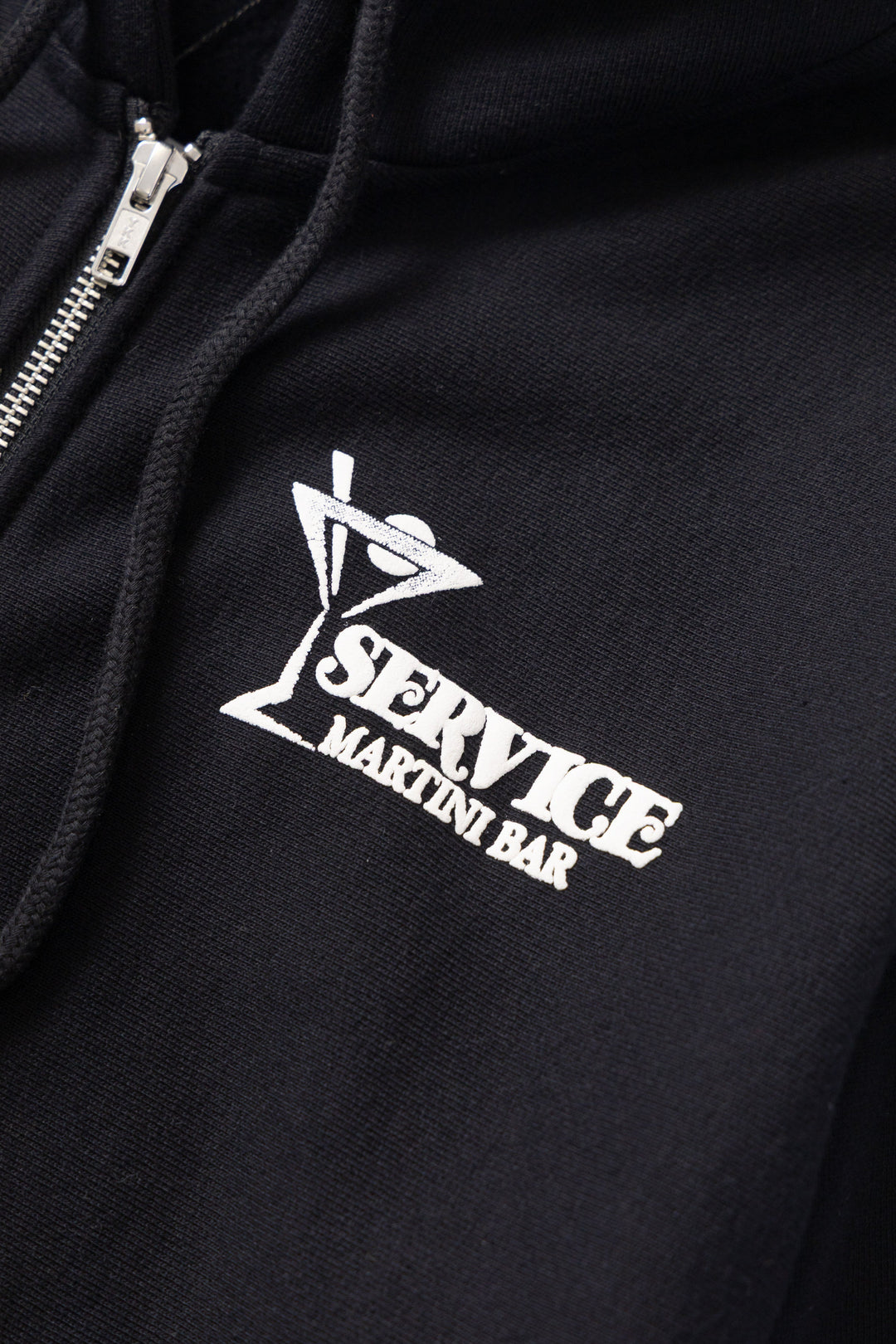 Service Works - Martini Zipper Hoodie - Black