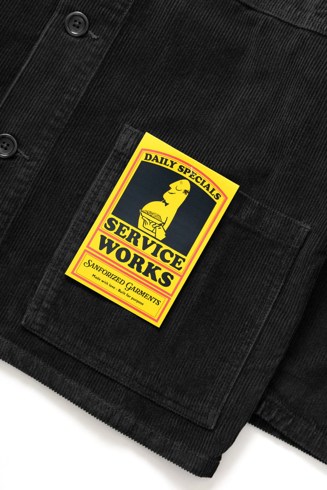 Service Works - Corduroy Chore Shirt - Black