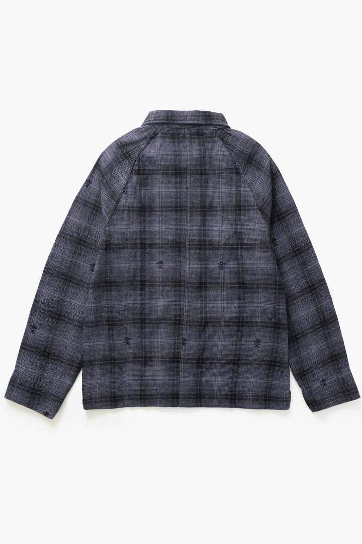 Service Works - Thistle Plaid Front Of House Jacket - Black