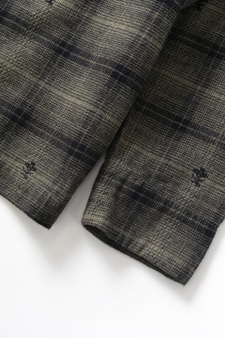 Service Works - Thistle Plaid Front Of House Jacket - Olive