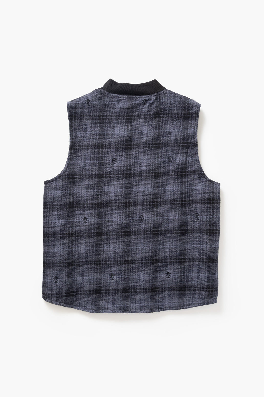 Service Works - Thistle Plaid Padded Work Vest - Black