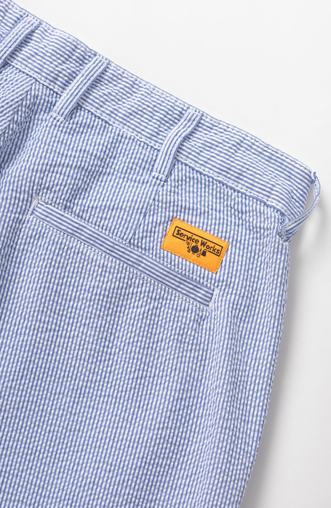 Service Works - Seersucker Part Timer Pant - Navy Stripe