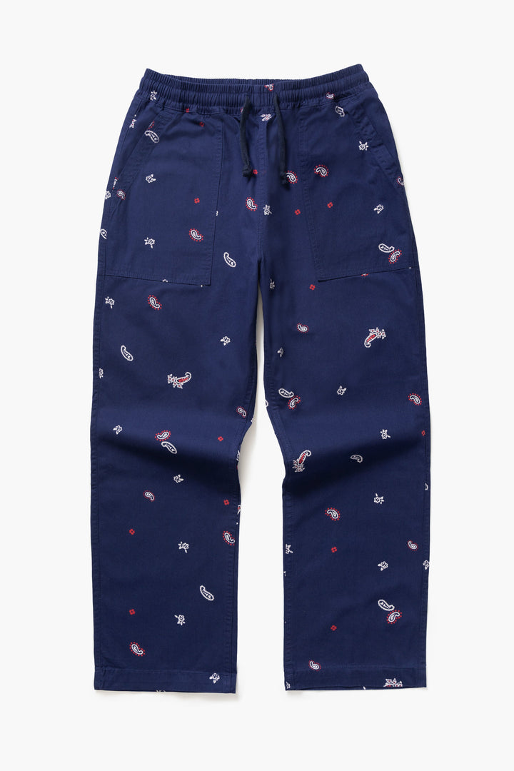 Service Works - Paisley Chef Pants - Royal