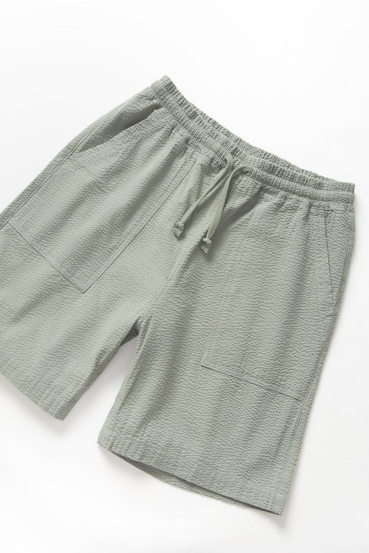 Service Works - Seersucker Chef Shorts - Sage