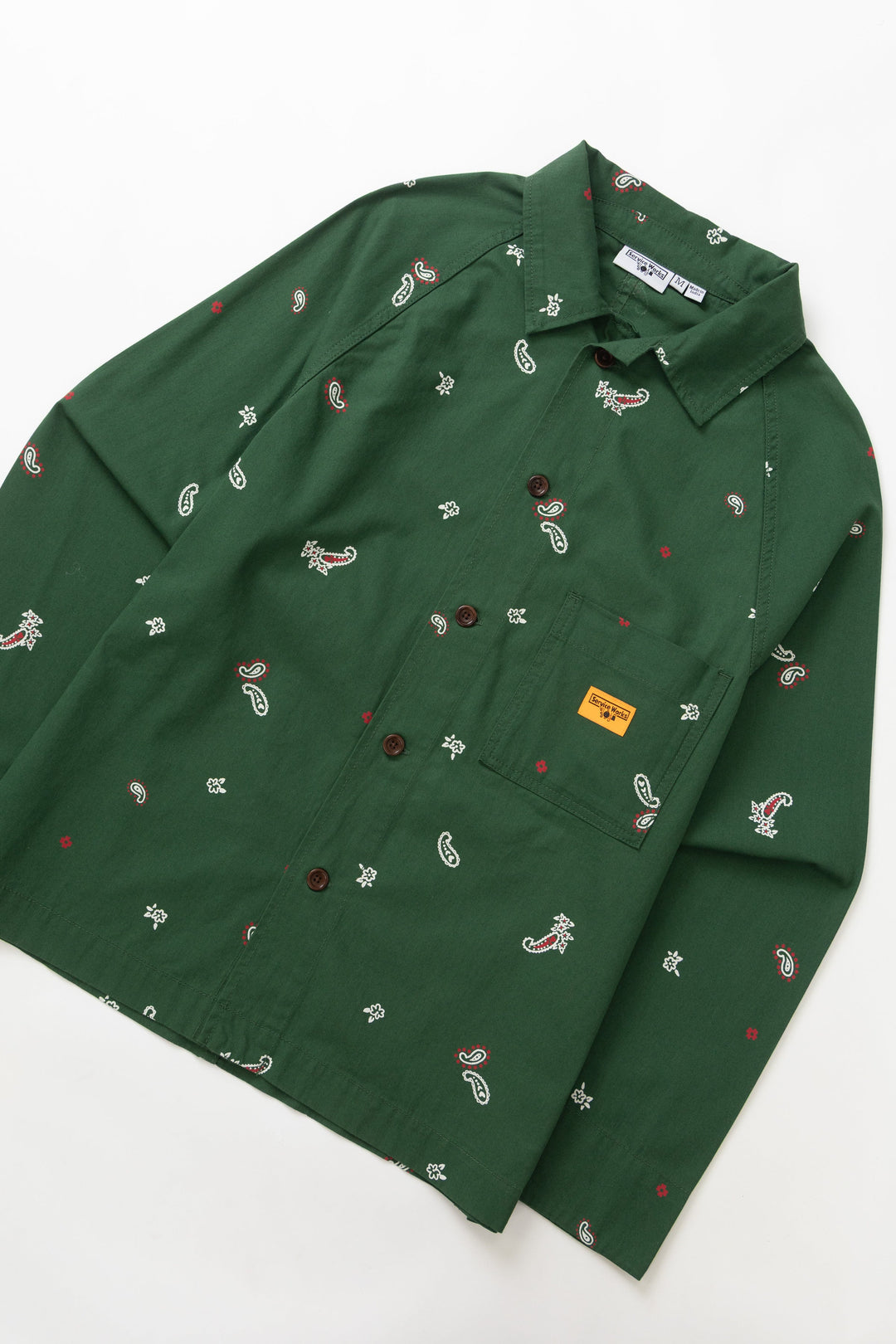 Service Works - Paisley Front Of House Jacket - Forest