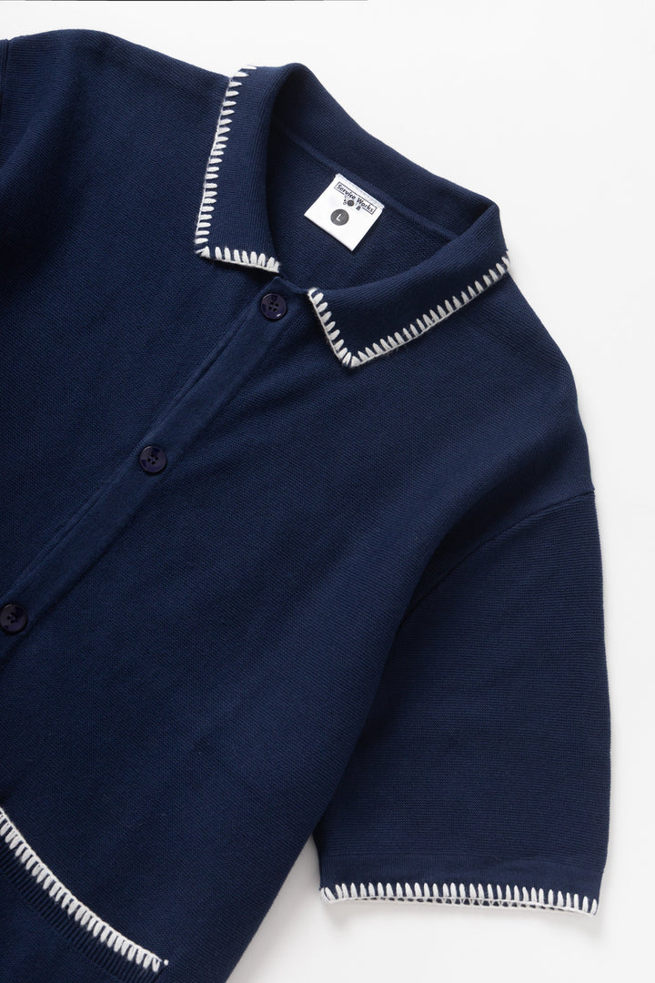 Service Works - Blanket Stitch Knit - Navy