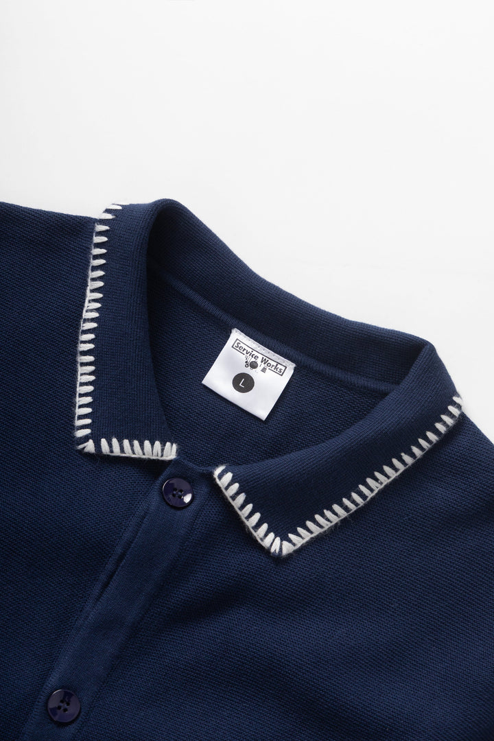 Service Works - Blanket Stitch Knit - Navy