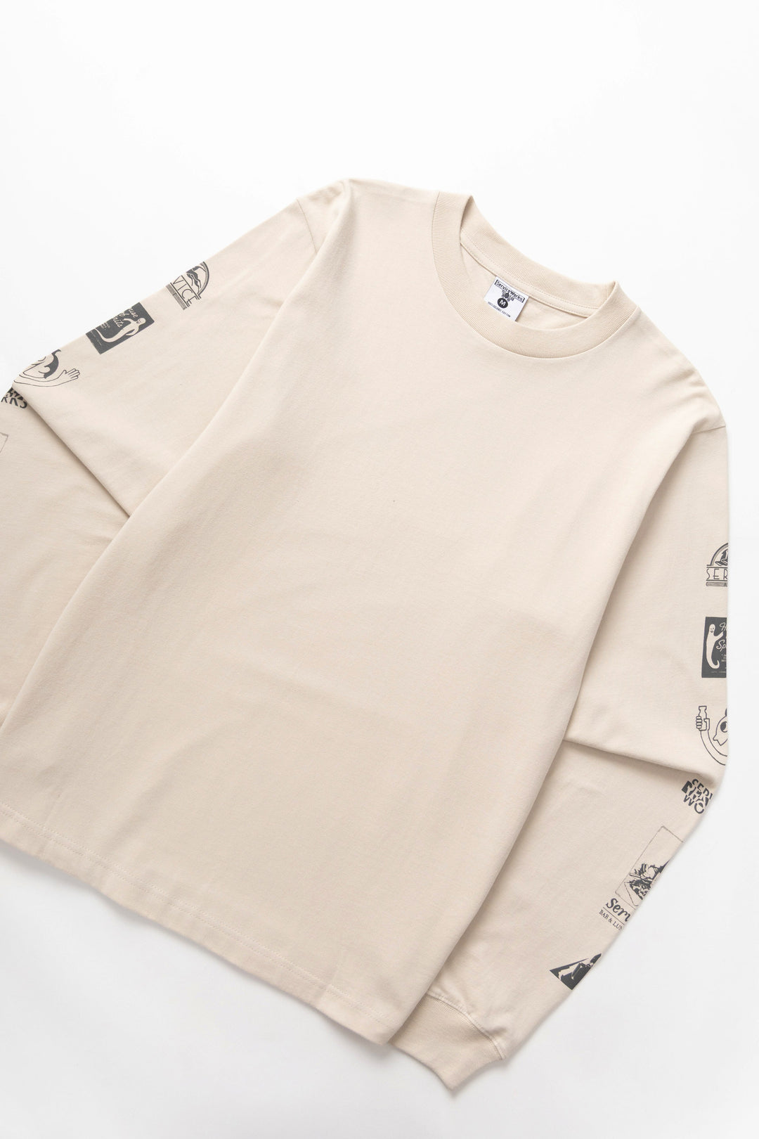 Service Works - Bootleg Long Sleeve Tee - Natural