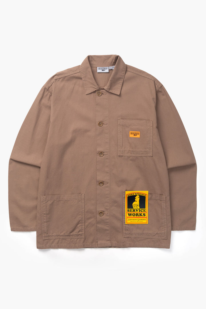Service Works - Twill Chore Shirt - Mushroom