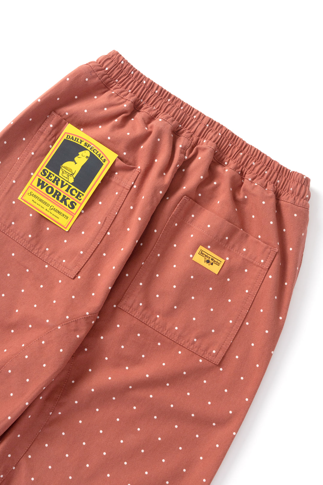 Service Works - Polka Dot Chef Pants - Clay