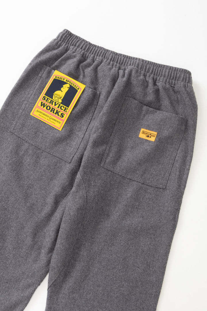 Service Works -  Flannel Chef Pants - Charcoal
