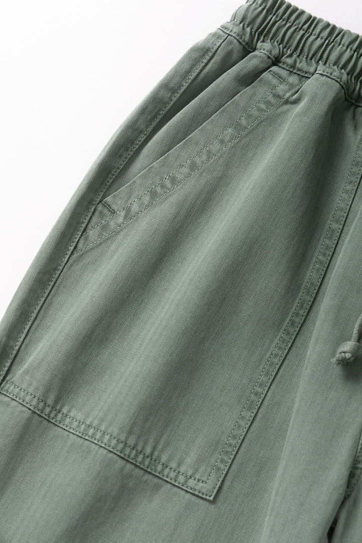 Service Works -  Pigment Herringbone Chef Pants - Olive