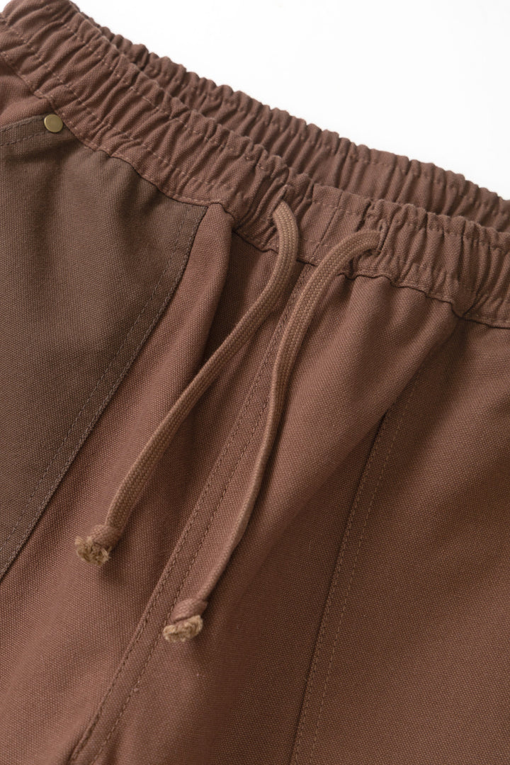 Service Works -  Patchwork Utility Chef Pants - Brown