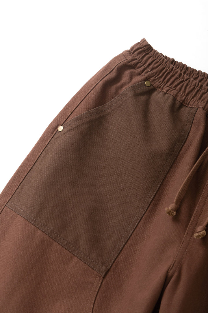 Service Works -  Patchwork Utility Chef Pants - Brown