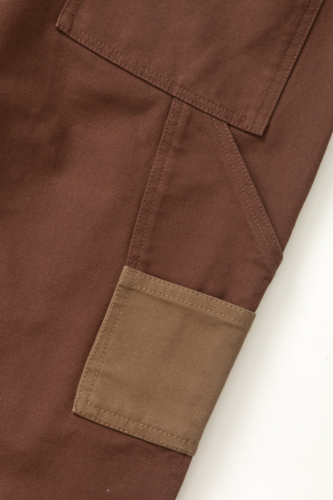 Service Works -  Patchwork Utility Chef Pants - Brown