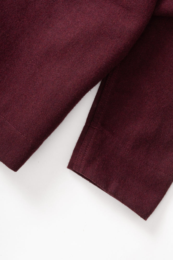 Service Works -  Flannel FOH Overshirt - Burgundy