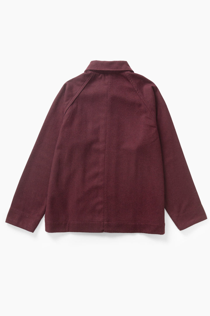 Service Works -  Flannel FOH Overshirt - Burgundy