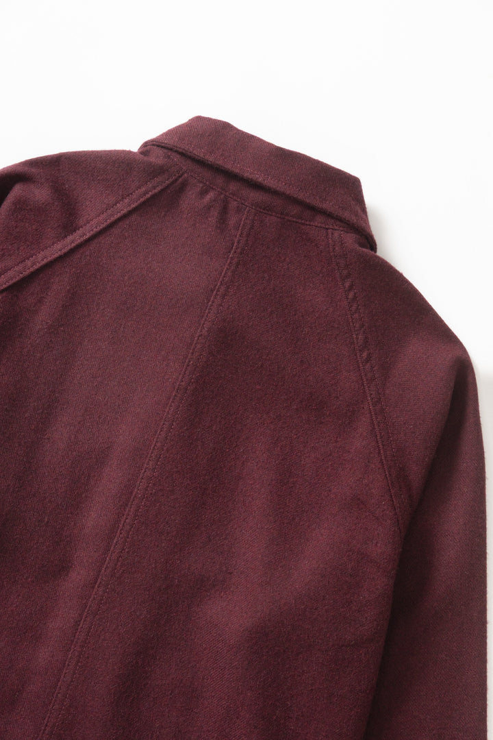 Service Works -  Flannel FOH Overshirt - Burgundy