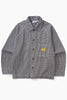 Service Works -  House Gingham FOH Overshirt - Black